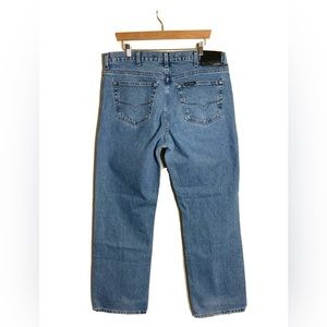 Harley Davidson Mens Distressed Blue Denim Jeans Size 38x32